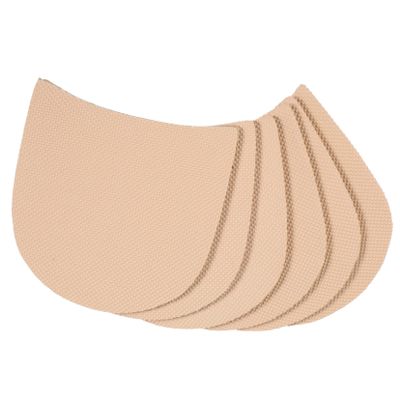 BCOATH 3 Pairs Non-Slip Rubber Sole Patches, Self-Adhesive Shoe Repair Pads, Beige, for Sneakers and Winter Boots