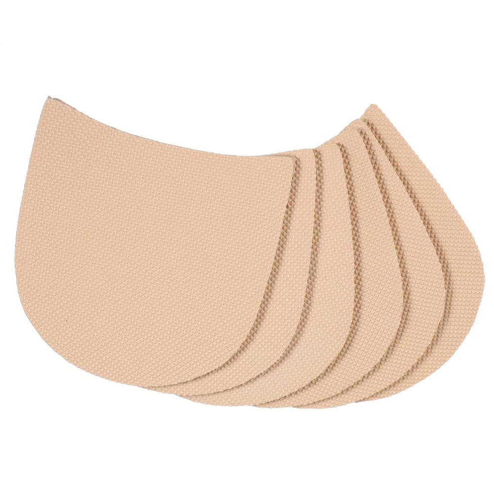 BCOATH 3 Pairs Non-Slip Rubber Sole Patches, Self-Adhesive Shoe Repair Pads, Beige, for Sneakers and Winter Boots