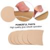 BCOATH 3 Pairs Non-Slip Rubber Sole Patches, Self-Adhesive Shoe Repair Pads, Beige, for Sneakers and Winter Boots view 4