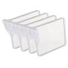 Jiawu Telescopic Refrigerator Dividers, 4-Pack, Easy to Clean, Custom Organization, Non-Slip Divider Clips for Storage (L) view 4