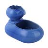 Milisten Ceramic Lotus-Shaped Cat Water Fountain view 1