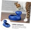 Milisten Ceramic Lotus-Shaped Cat Water Fountain view 3