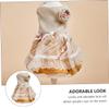 BCOATH Puppy Wedding Dress for Dogs view 4