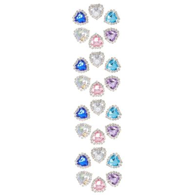 SAFIGLE 24-Piece Removable Glitter Shoe Clips for Women, Decorative Buckles for Sneakers, Sandals, Weddings and Parties