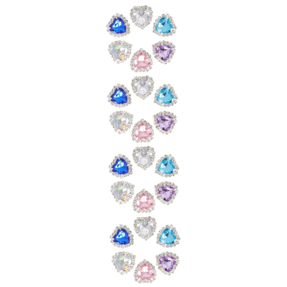 SAFIGLE 24-Piece Removable Glitter Shoe Clips for Women, Decorative Buckles for Sneakers, Sandals, Weddings and Parties