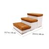 HAPINARY Foldable Dog Ladder with Platform for Beds and Sofas view 2