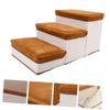 HAPINARY Foldable Dog Ladder with Platform for Beds and Sofas view 3