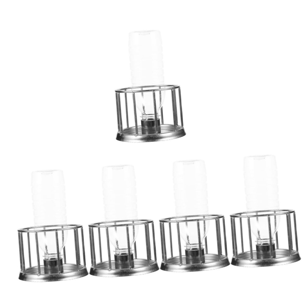 VILLFUL 5-Piece Reptile Food and Water Bowl Set for Mini Terrariums