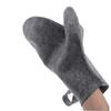HAPINARY 2-Piece Felt Sauna Gloves with Hanging Loop view 3