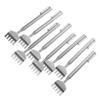 BCOATH Extendable Stainless Steel Back Scratcher, 8-Piece Set with Handle Extension view 1