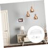 CORHAD Wall-Mounted Storage Shelf, Large White Plastic, for Decor view 2