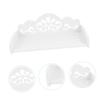 CORHAD Wall-Mounted Storage Shelf, Large White Plastic, for Decor view 3