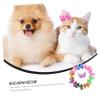 HANABASS 30 Pack Colorful Dog Hair Bows with Elastic Bands view 4