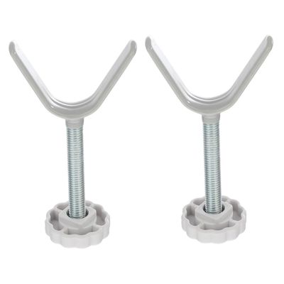 IWOWHERO 2-Piece Y-Shaped Stair Gate Railing Mount