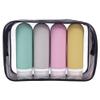 Goorvoucs Portable Silicone Travel Containers, Empty Refillable Containers for Liquids, Lotions, Shampoos, and Creams (60 mL D) view 4