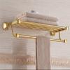 ALDDPWE Gold Brass Bathroom Towel Holder view 2