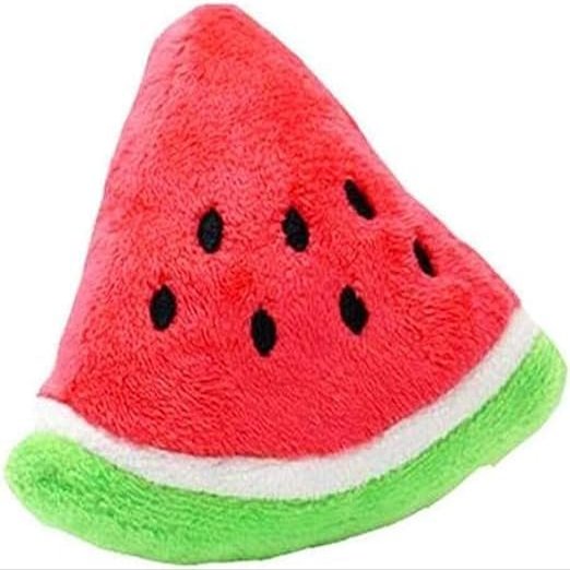 Cotton Pet Toy, Triangle Shape, Watermelon Sound