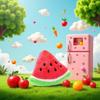 Cotton Pet Toy, Triangle Shape, Watermelon Sound view 3