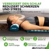 Tunturi Acupressure Mat with Pillow, 68 x 42 x 2 cm, Petrol Blue view 2