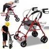 HAILMGAY Lightweight Folding Steel Rollator for Seniors and Adults view 1