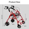 HAILMGAY Lightweight Folding Steel Rollator for Seniors and Adults view 2