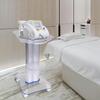 UYHBCNQD Acrylic Salon Trolley with Wheels, Transparent Space-Saving Cart view 4