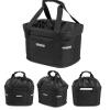 CiCixixi Front Bike Dog Basket with Reflective Strips, Foldable and Breathable, for Small Dogs, Black view 4
