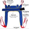 Universal Full-Body Patient Lift Sling, Padded Split Leg Straps with Commode Opening, 230 kg/507.1 lbs (Medium) view 2