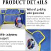 Universal Full-Body Patient Lift Sling, Padded Split Leg Straps with Commode Opening, 230 kg/507.1 lbs (Medium) view 3
