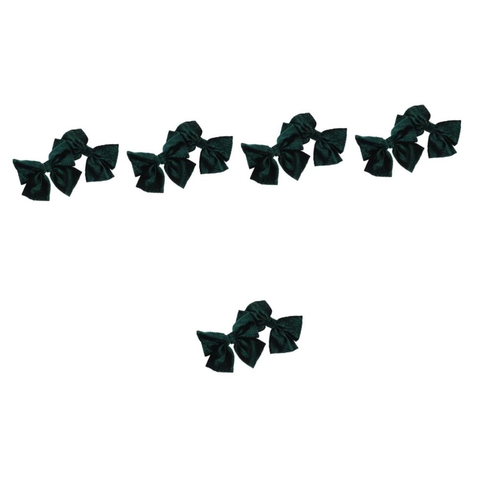 Healeved 5-Piece Hair Bow Clips for Girls, Large Hair Bows, Women's Accessories, Fashionable Festival Accessory, 2 Pieces × 5