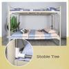 Retractable Stainless Steel Canopy Bed Frame with Telescopic Design for Dormitory Use view 3