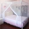 4-Corner Stainless Steel Mosquito Net Canopy Frame for Single, Double, King, and California King Beds view 2