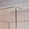 4-Corner Stainless Steel Mosquito Net Canopy Frame for Single, Double, King, and California King Beds view 3
