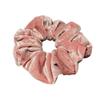 Anevous 3-Piece Velvet Hair Ties for Women, Retro Elastic Scrunchies, Pink B view 1