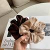 Anevous 3-Piece Velvet Hair Ties for Women, Retro Elastic Scrunchies, Pink B view 2