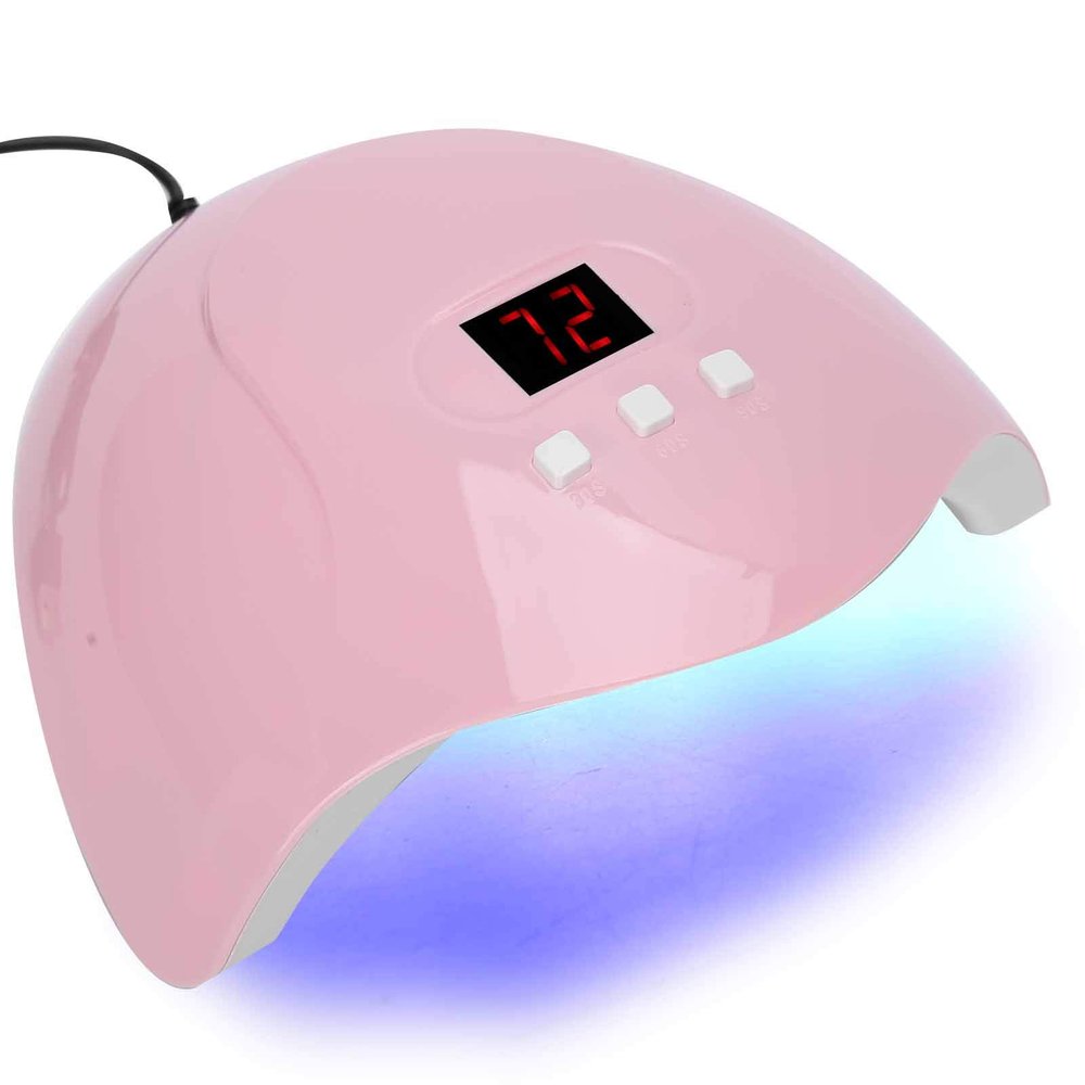 54W UV LED Nail Lamp with 365nm/405nm Dual Light