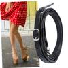 SOIMISS 4 Pairs Adjustable High-Heel Shoe Straps, Non-Slip Ankle Straps for Women, Shiny view 2