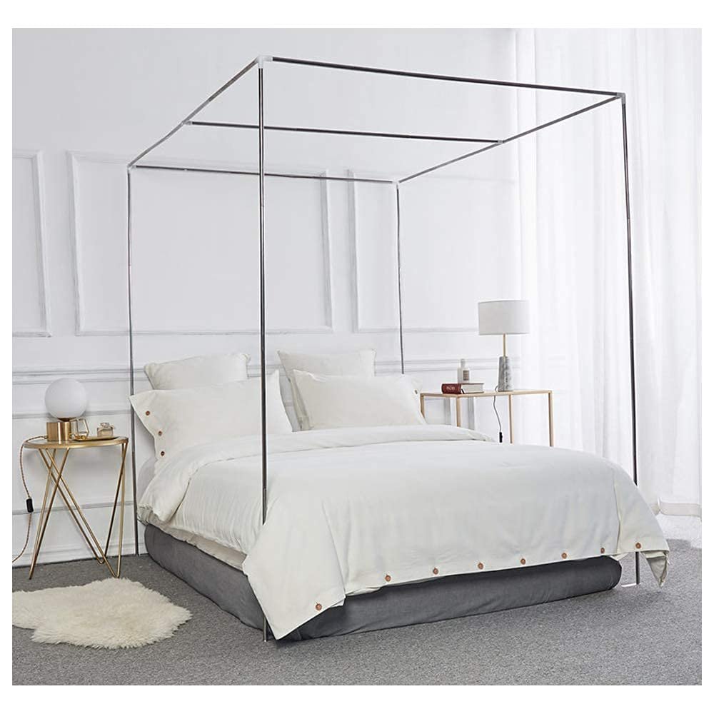 Stainless Steel Mosquito Net Canopy Frame for Twin to California King Beds