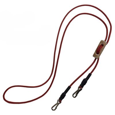 Dog Whistle Lanyard with Antler, Black/Orange, New England