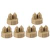 BESPORTBLE 6-Piece Bottle Cap Set for Aquarium CO2 Reactors view 1