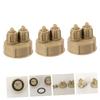 BESPORTBLE 6-Piece Bottle Cap Set for Aquarium CO2 Reactors view 2