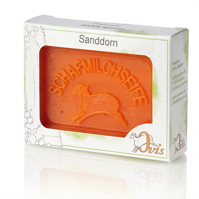 Ovis Sea Buckthorn Sheep Milk Soap, Wrapped, 100 g