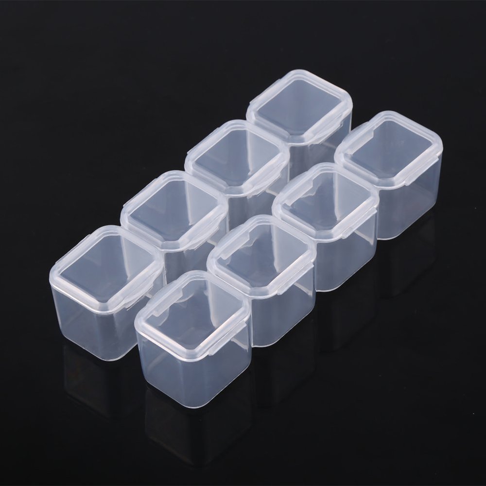 28-Slot Adjustable Plastic Pill and Jewelry Organizer