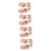 ibasenice 12-Piece Flower Hair Clips for Girls with Faux Pearls view 1