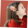 ibasenice 12-Piece Flower Hair Clips for Girls with Faux Pearls view 2