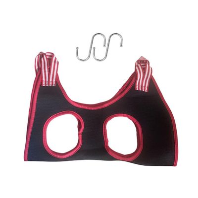 tuwiwol Pet Hammock for Dogs and Cats, Red Black, M