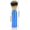 HAOHIZE Men's Travel Shaving Brush, Blue Aluminum Handle, 15.5 cm view 2