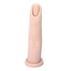 WOONEKY Silicone Practice Finger for Nail Art, Artificial Finger, Beige, Realistic Shape view 1