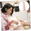 WOONEKY Silicone Practice Finger for Nail Art, Artificial Finger, Beige, Realistic Shape view 4
