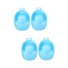 Beatifufu 4-Piece Plastic Nail Soaking Bowls, Blue view 1